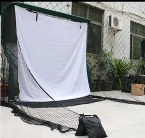 Portable Golf Hitting Cage Z Shape Golf Hitting Practice Net